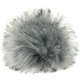 Pompon arte pelliccia Short Cut | 560-grigio argento/grigio scuro