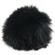 Pompon arte pelliccia Short Cut | 562-nero