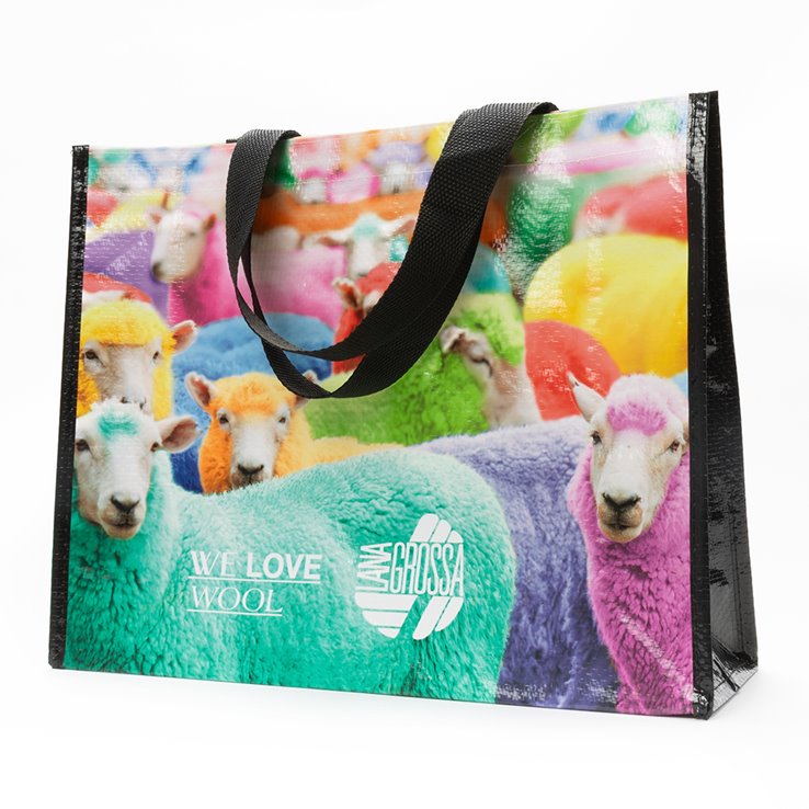 Sacchetto di acquisto WE LOVE WOOL (piccolo) | 01