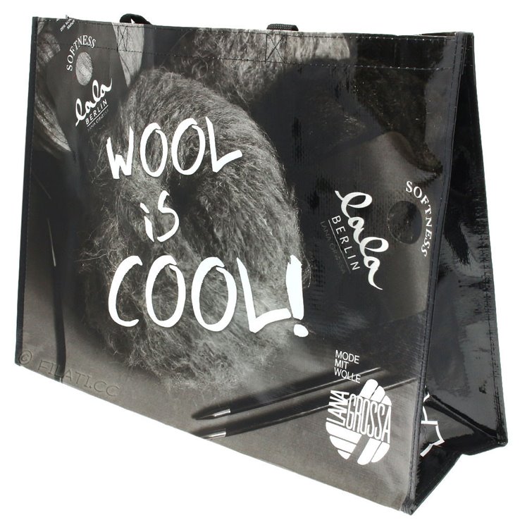 Sacchetto di acquisto WOOL IS COOL 2016 | 01-nero/bianco/grigio