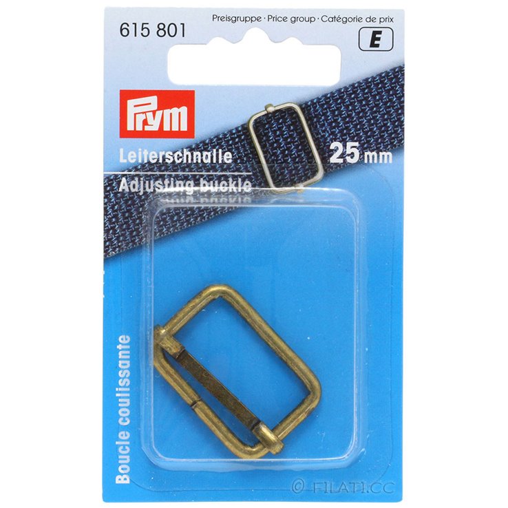 Regulatore fibbia 615801/25mm | 801-ottone antico