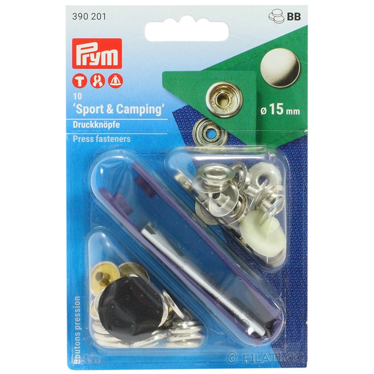 PRYM 390201/15mm | 01-argento