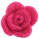 Fioriture feltro 12333/40mm | 07-rosa vivo