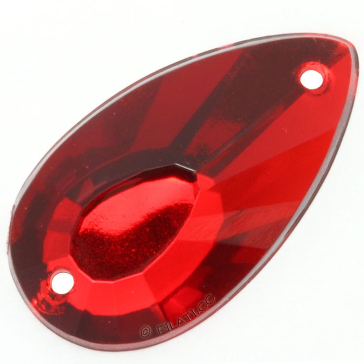 Pietra decorativa 44505/18mm | 48-rosso carminio