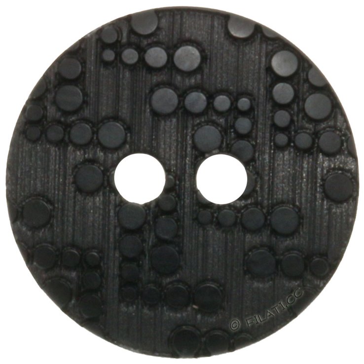 UNION KNOPF 451295/15mm | 80-nero