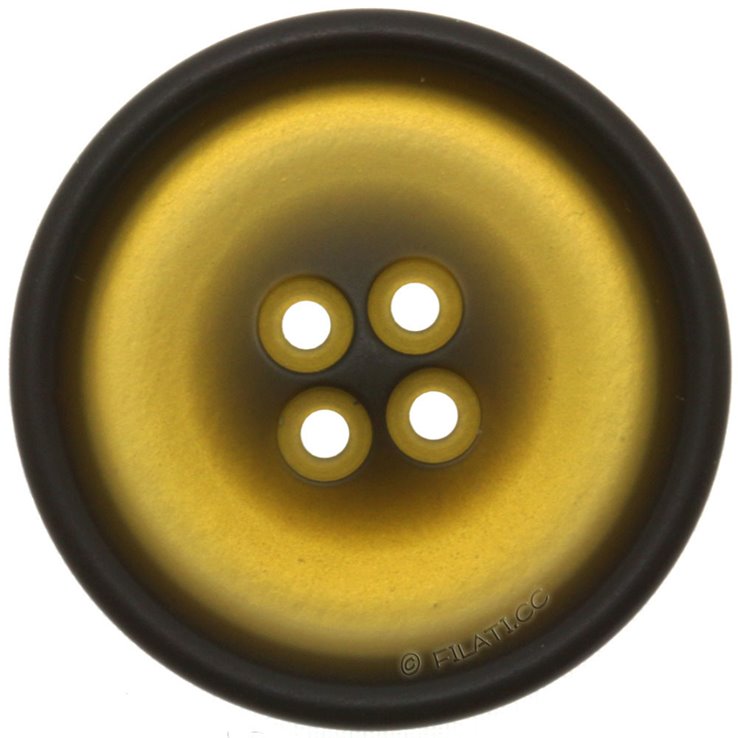 UNION KNOPF 451513/34mm | 78-giallo dorato/marrone scuro