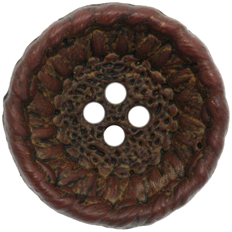 UNION KNOPF 452554/28mm | 20-marrone scuro