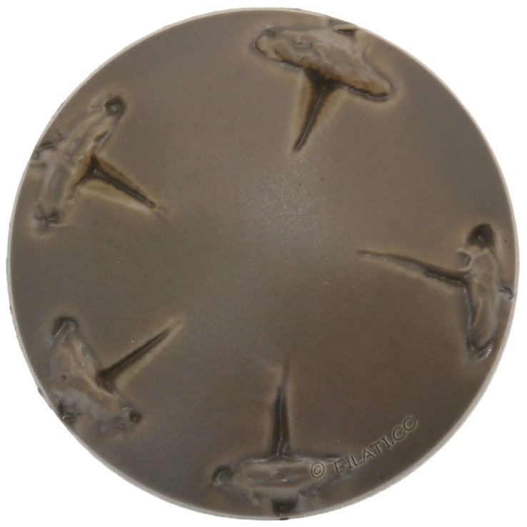 UNION KNOPF 451526/30mm | 18-marrone