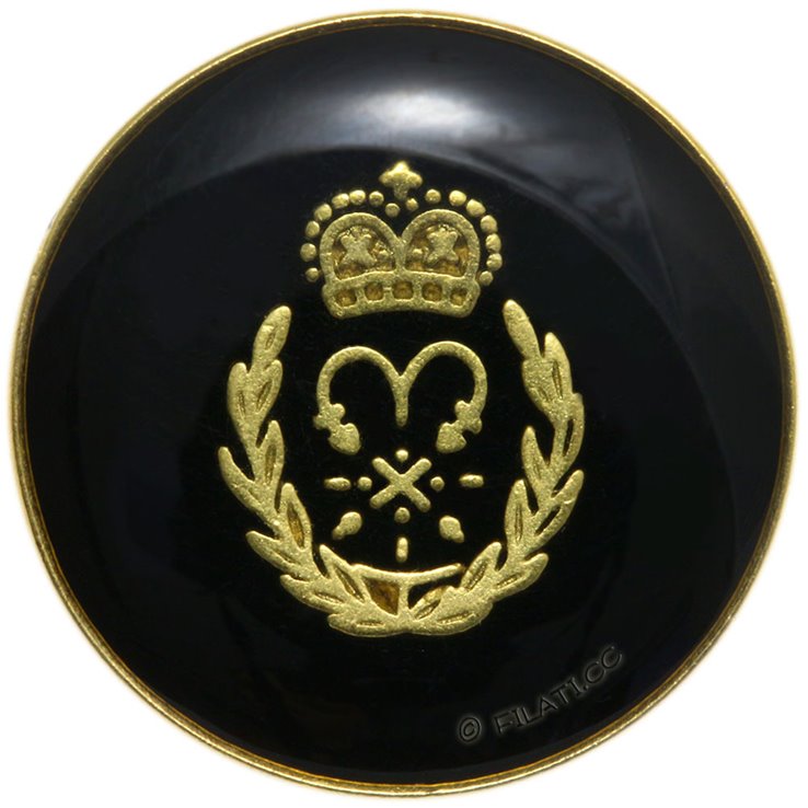 UNION KNOPF 452687/20mm | 80-nero/oro