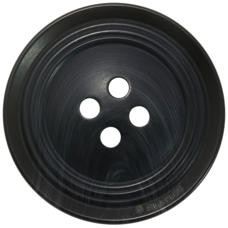 UNION KNOPF 453094/25mm | 68-nero puntinato