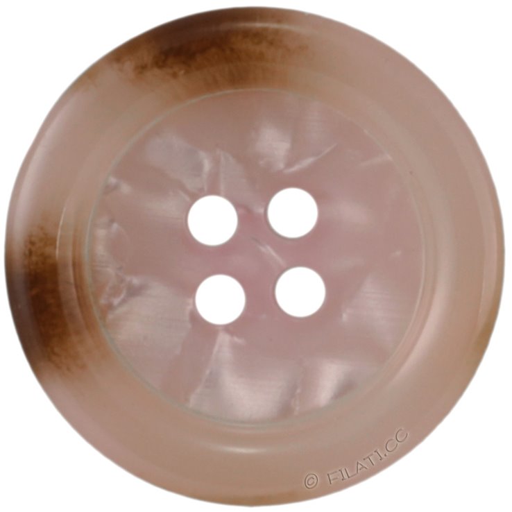 UNION KNOPF 454230/23mm | 46-rosa/marrone