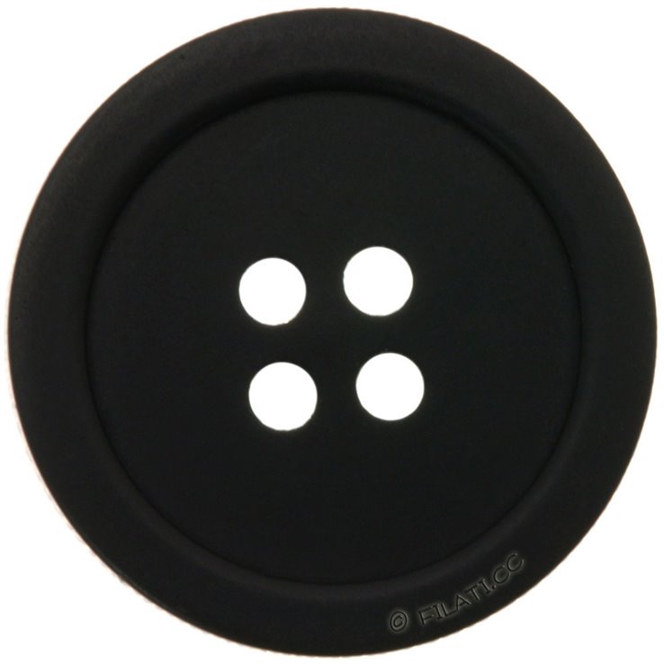 UNION KNOPF 46943/18mm | 80-nero