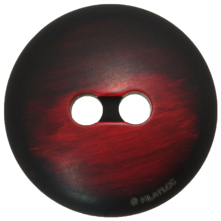 UNION KNOPF 49900/34mm | 50-rosso puntinato