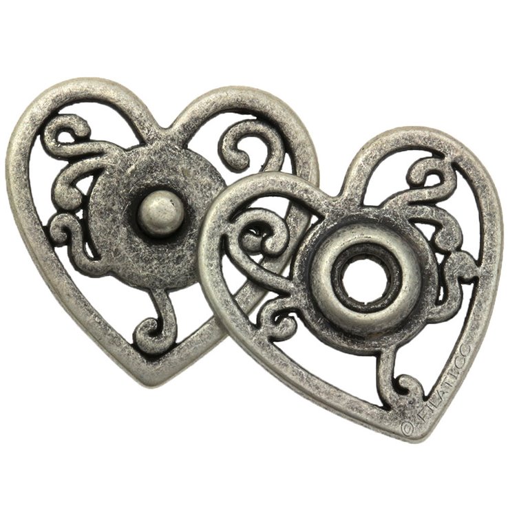 UNION KNOPF 500720/18mm | 83-argento vecchio