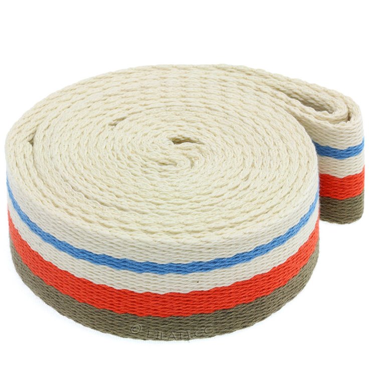 Nastro borsa 965209 | 01-ecru/jeans/arancio/taupe