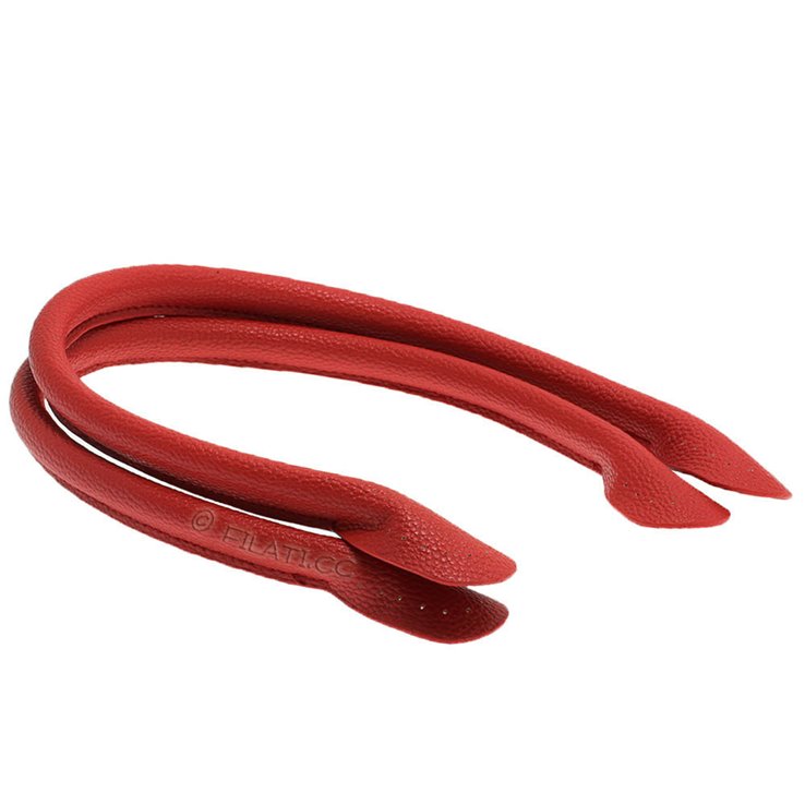 Manici della borsa rosso scuro | 01-rosso scuro