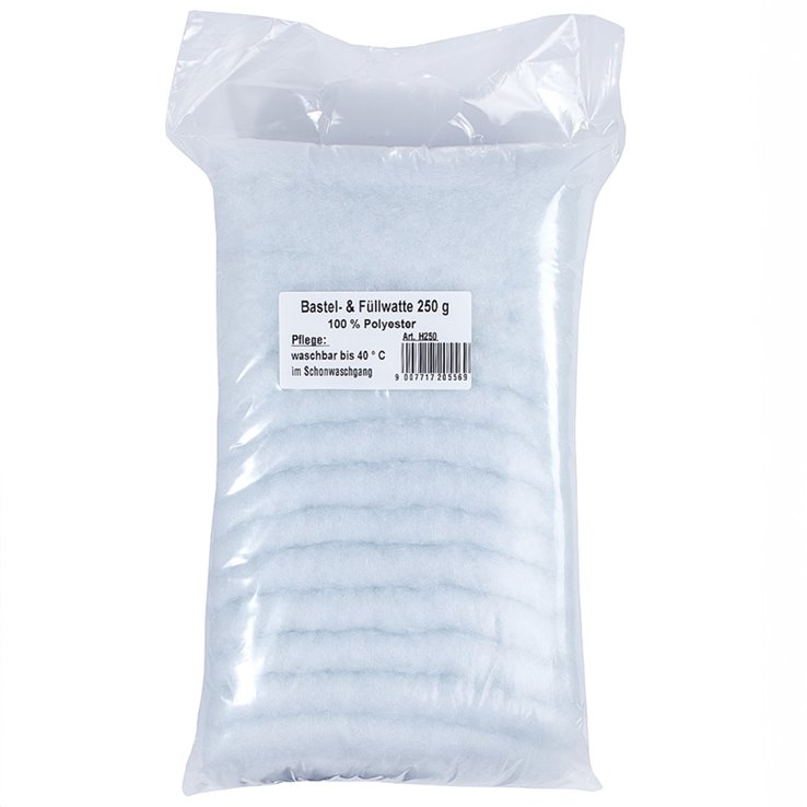Cotone imbottitura (cotone artigianale) 250 g | 01-bianco