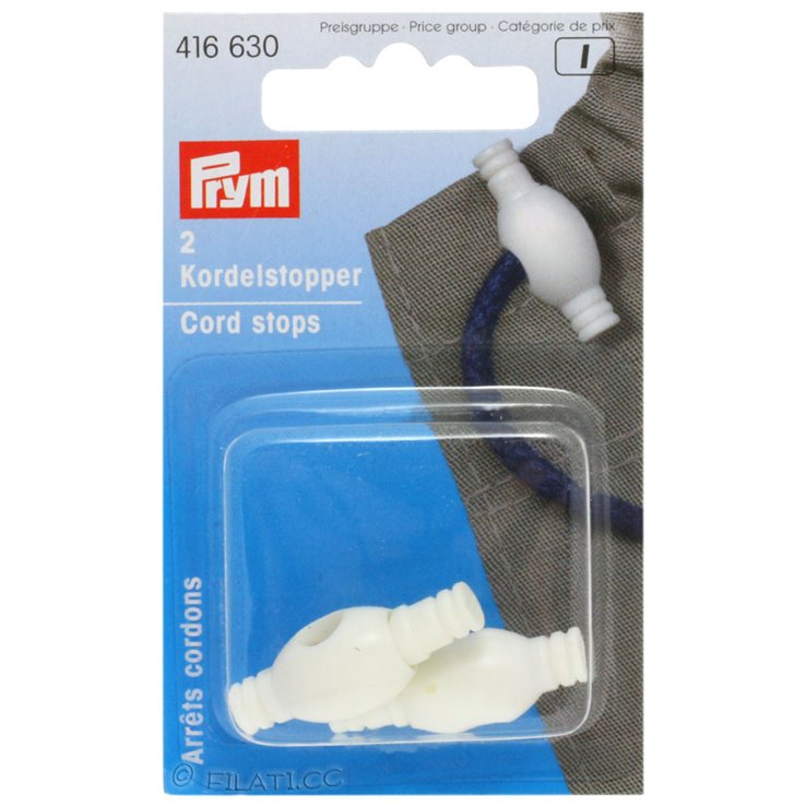 Bloccacordoncini 416630/3cm | 630-bianco/bianco