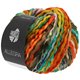 Lana Grossa ALLEGRA | 04-rosso/arancio/turchese  /grigio marrone