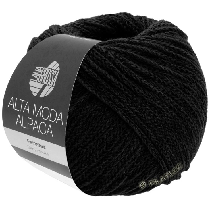 Lana Grossa ALTA MODA ALPACA | 006-nero
