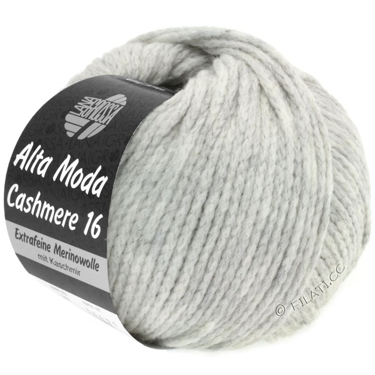 Lana Grossa ALTA MODA CASHMERE 16 | 01-grigio chiaro puntinato