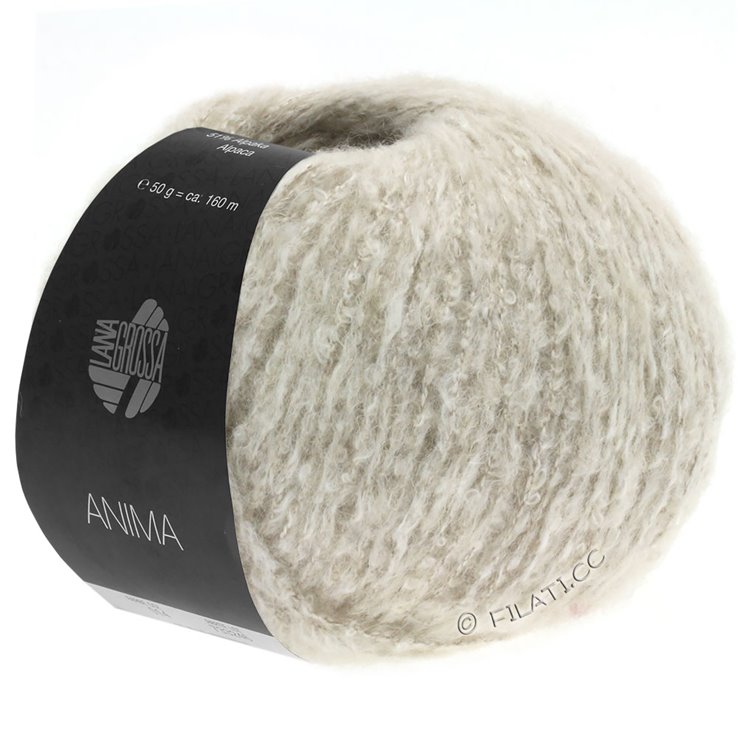 Lana Grossa ANIMA | 01-natura puntinato
