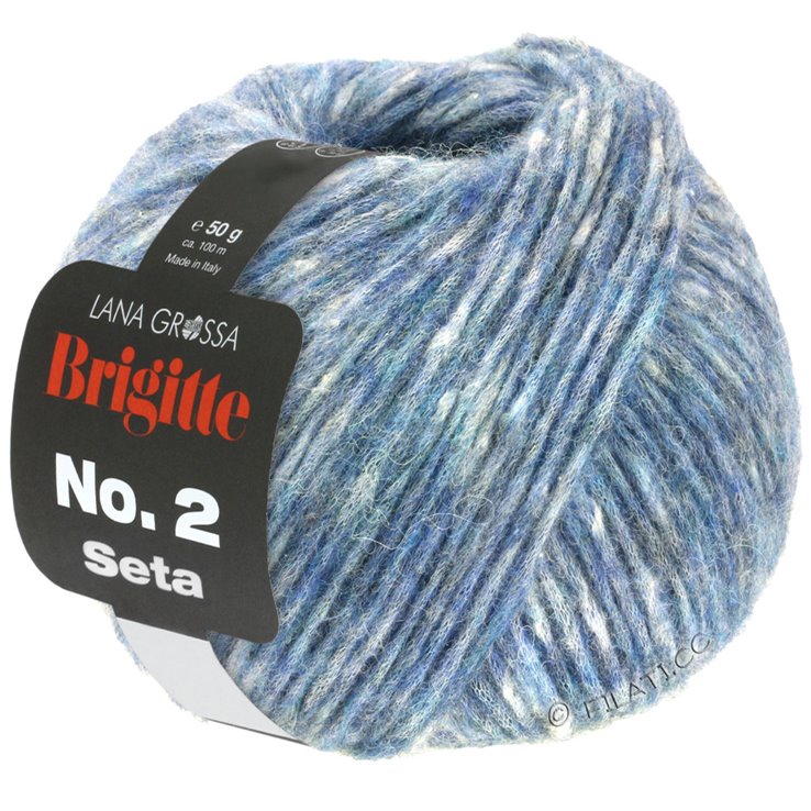 Lana Grossa BRIGITTE NO. 2 Seta | 02-jeans puntinato