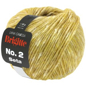 Lana Grossa BRIGITTE NO. 2 Seta | 06-giallo senape puntinato