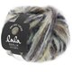 Lana Grossa BRUSHY Uni/Print (lala BERLIN) | 104-ecru/giallo sabbia/antracite/grigio marrone