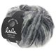 Lana Grossa BRUSHY Uni/Print (lala BERLIN) | 106-ecru/grigio chiaro/grigio medio/grigio scuro/nero