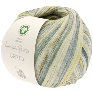 Lana Grossa CERTO Print (Linea Pura) | 110-giallo verde/natura/oliva/beige/grigio