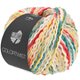 Lana Grossa COLORTWIST | 09-ecru/grigio chiaro/giallo/ottanio/rosso