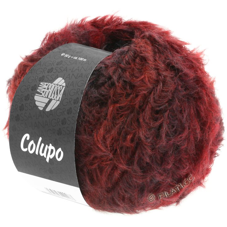 Lana Grossa COLUPO | 01-marrone rossiccio/rosso vino