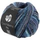 Lana Grossa COOL MERINO Big Color | 410-grigio/turchese menta/blu scuro/reale/blu violetto