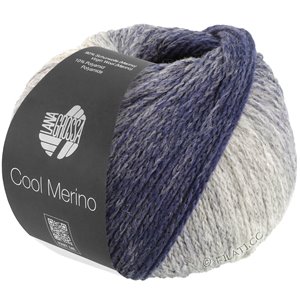 Lana Grossa COOL MERINO Dégradé | 303-blu scuro/grigio blu/grigio chiaro