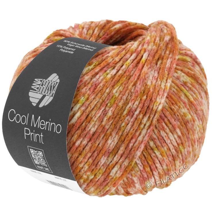 Lana Grossa COOL MERINO Print | 109-beige/ruggine/senape/terracotta