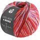 Lana Grossa COOL WOOL 4 SOCKS PRINT III | 7206-rosso/verde opale/bianco/porpora/fucsia