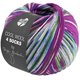 Lana Grossa COOL WOOL 4 SOCKS PRINT III | 7207-viola/verde/blu scuro/bianco/blu chiaro