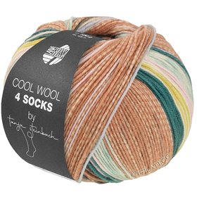 Gomitolo Lana Per Calzini 100g – Tinta A Mano, 75% Vergina Australiana 22 Micron, 25% Poliammide, 400m, Superwash, Ferri 2-3