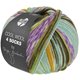 Lana Grossa COOL WOOL 4 SOCKS PRINT III | 7215-pistacchio/turchese menta/giallo/crema/verde muschio/verde profondo del mare/porpora