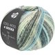 Lana Grossa COOL WOOL 4 SOCKS PRINT | 7751-grigio chiaro/grigio medio/grigio scuro/blu chiaro/jeans/grigio verde