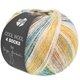 Lana Grossa COOL WOOL 4 SOCKS PRINT | 7759-giallo senape/natura/grigio blu/grigio marrone/oliva/verde giallo/beige grigio