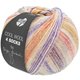 Lana Grossa COOL WOOL 4 SOCKS PRINT | 7762-cachi/natura/rosa/viola antico/porpora/grigio chiaro/giallo senape/taupe/rosso chiaro