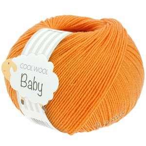 Lana Grossa COOL WOOL Baby Uni/Print 50g | 294-arancio