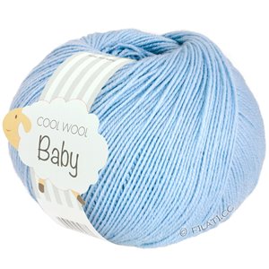 Lana Grossa COOL WOOL Baby Uni/Print 50g | 321-blu pastello
