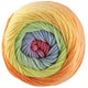 Lana Grossa COOL WOOL Big Color | 4036-blu chiaro/verde chiaro/giallo/salmone/arancio/garofano