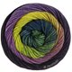 Lana Grossa COOL WOOL Big Color | 4043-verde/marrone nero/viola scuro/viola/giallo/foglia verde/ottanio scuro