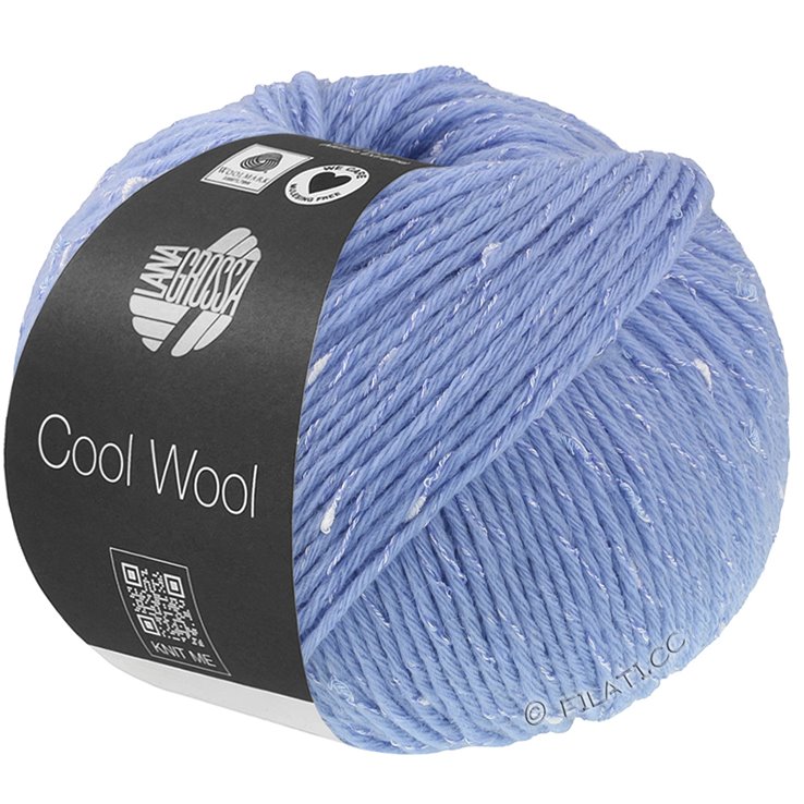 Lana Grossa COOL WOOL Big Dots | 101-blu chiaro