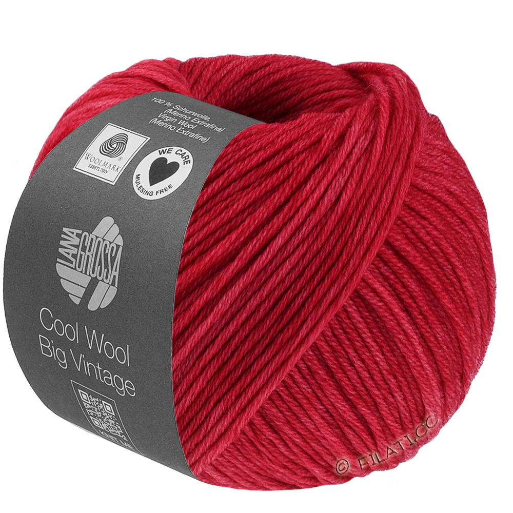 Lana Grossa COOL WOOL Big Vintage | 7195-rosso