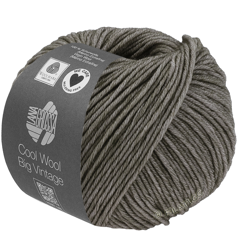 Lana Grossa COOL WOOL Big Vintage | 7196-verde grigio